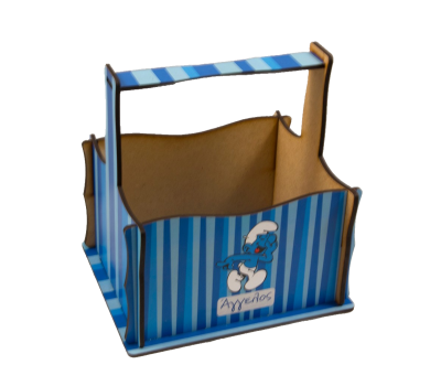 GIFT BUCKET ΞΥΛΙΝΟ ΜΕ ΘΕΜΑ ΣΤΡΟΥΜΦΑΚΙΑ 180220212
