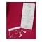 ΠΡΟΣΚΛΗΤΗΡΙΑ ΓΑΜΟΥ - ΠΡΟΣΚΛΗΤΗΡΙΟ ΠΑΠΥΡΟΣ ΜΕ ΑΣΗΜΙ ΚΑΙ ΛΕΥΚΗ ΚΟΡΔΕΛΑ 1081